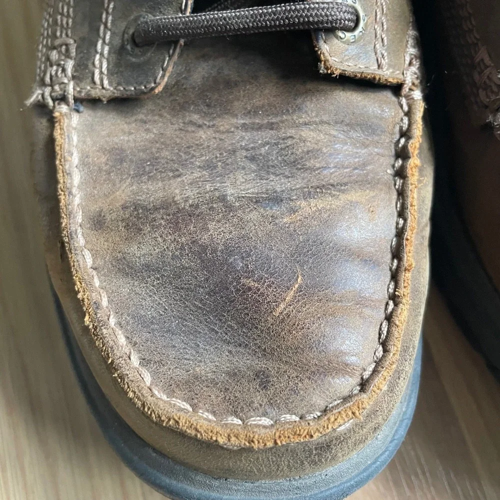 SKECHERS Men's Segment Brown Baillo Boots Memory Foam 64265 - SIZE 7 relaxed fit